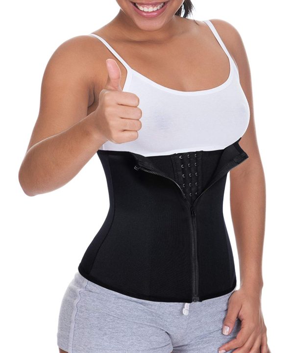 Women Waist Trainer Corset Cincher Zipper Body Shaper for Weight Loss Girdle Top Tummy Underwear Shapewear Workout Shirt Hot on Sale