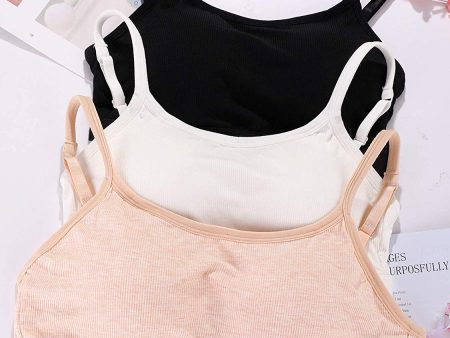 3 Pieces Mini Camisole Bra Wireless Online Hot Sale