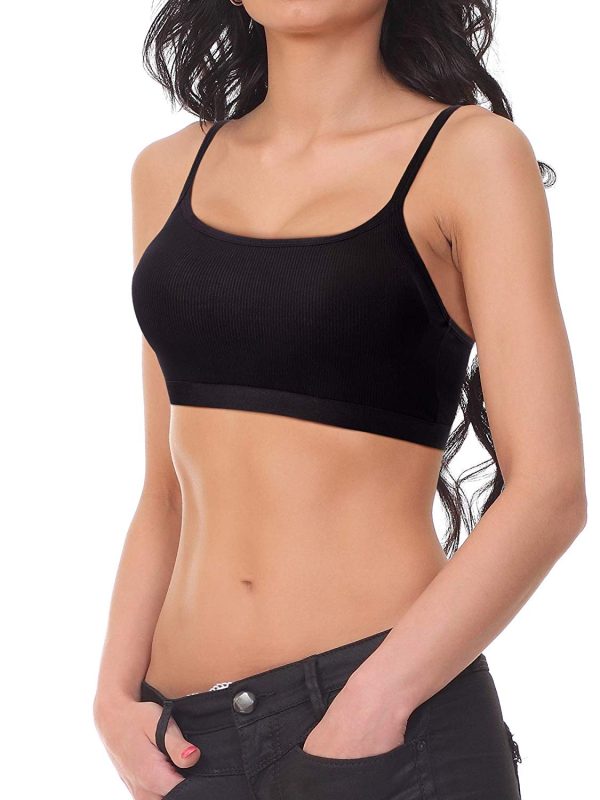 3 Pieces Mini Camisole Bra Wireless Padded Bra Supply