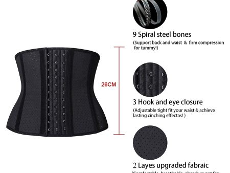 YIANNA Short Torso Waist Trainer Corset for Weight Loss Underbust Sports Workout Hourglass Body Shaper Online