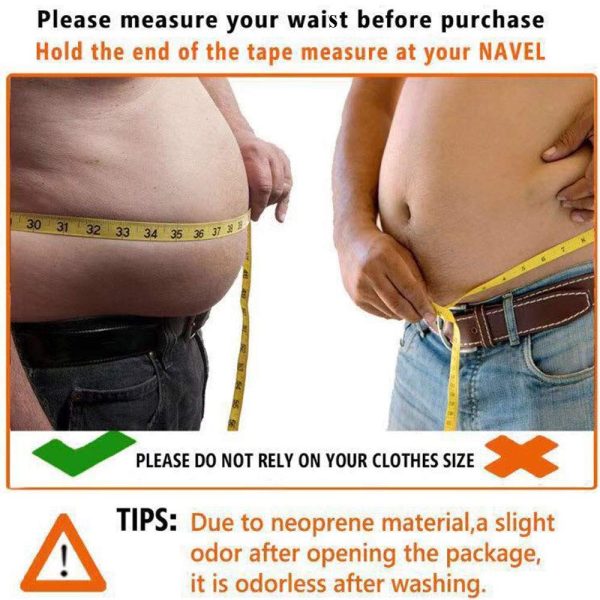 Waist Trimmer for Men | Ab Belt Widening Sauna Trainer with Double Adjusted Straps for Fitness Loss and Back Support Wide Sweat Adjustable Motion Splicing Supply