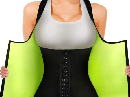 Yamadan Neoprene Underbust Waist Trainer Sweat Zipper Vest Weight Loss Body Shaper for Women Online