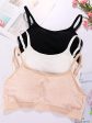 3 Pieces Mini Camisole Bra Wireless Padded Bra Tank Top Bra Seamless Sports Bra Supply