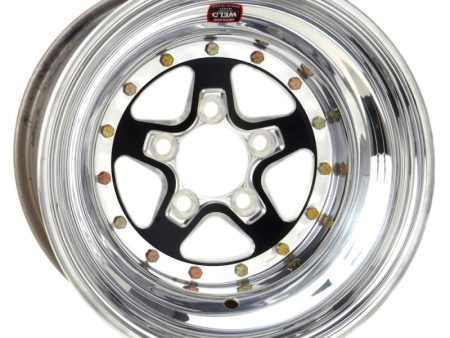 Weld Alumastar 2.0 15x8   5x4.5 BP   4in BS Black Wheel - Non-Beadlock Hot on Sale