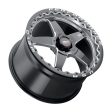 Weld S904 17x10 Ventura Beadlock 5x115 ET00 BS5.50 Gloss BLK MIL DIA 78.1 Sale