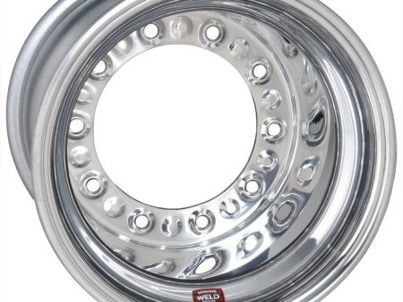 Weld Wide 5 HS Direct Mount 15x14   5x10.25 BP   5in. BS Polished Assembly - Mod Beadlock Cheap