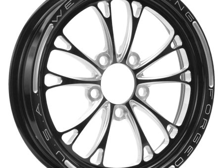 Weld V-Series 1-Piece 15x3.5   5x4.75 BP   2.25in. BS Black Wheel - Non-Beadlock Fashion