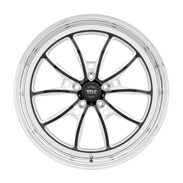 Weld S80 20x9   5x115 BP   6.3in BS Black Wheel (High Pad) - Non-Beadlock For Sale