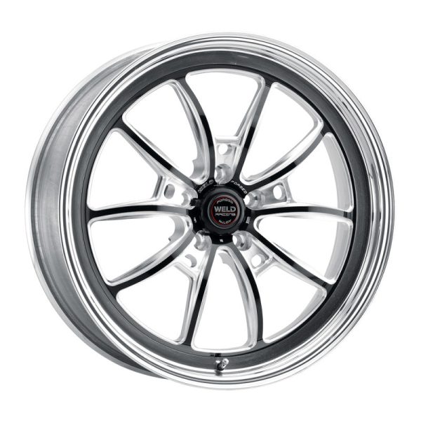 Weld S80 20x7   5x115 BP   4.3in BS Black Wheel (High Pad) - Non-Beadlock Online Hot Sale