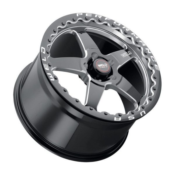 Weld S904 17x10 Ventura Beadlock 5x115 ET30 BS6.70 Gloss BLK MIL DIA 78.1 Hot on Sale