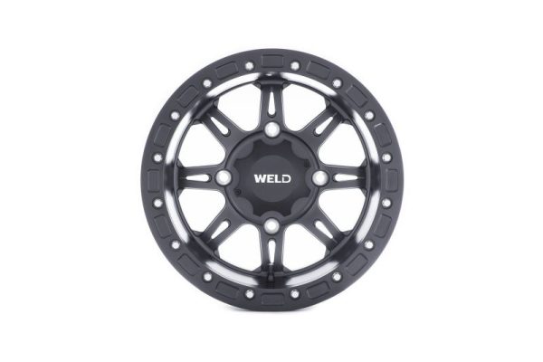 Weld UTV RF Series Cheyenne U511 15x8 Cheyenne Beadlock 4x136 4BS Satin BLK MIL Cheap