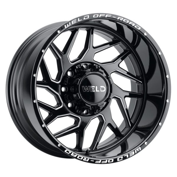 Weld Off-Road W117 20X9 Fulcrum 5X139.7 5X150 ET00 BS5.00 Gloss Black MIL 110.2 For Cheap