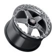 Weld S904 17X10 Ventura Drag Beadlock 5X135 ET10 BS5.9 Gloss Black MIL Dia 87.1 For Sale