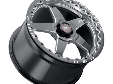 Weld S904 17X10 Ventura Drag Beadlock 5X135 ET10 BS5.9 Gloss Black MIL Dia 87.1 For Sale