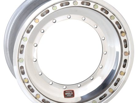 Weld Sprint Direct Mount 15x10   5x9.75 BP   6inch PS Polished Assembly - Beadlock For Sale