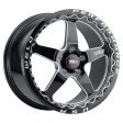 Weld S904 18X12 Ventura Drag Beadlock 5X120.65 ET55 BS8.7 Gloss Black MIL Dia 78.1 Online now