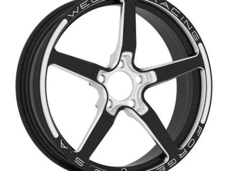 Weld Alumastar 1-Piece 18x6   5x120 BP   2.7in. BS Polished Wheel - Non-Beadlock - Black Online now