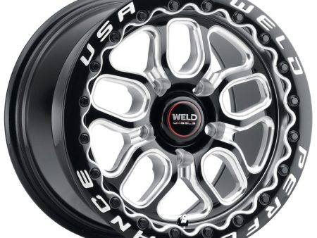 Weld S907 15X10 Laguna Beadlock 5X120.7 ET50 BS7.50 Gloss Black MIL Dia 78.1 For Discount