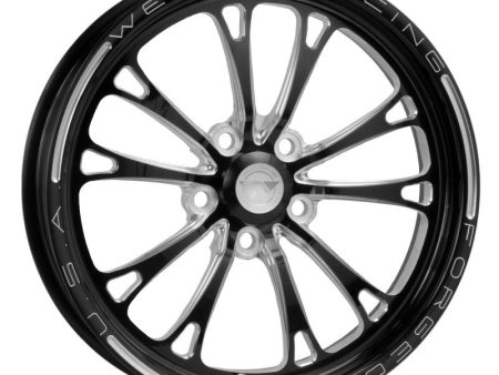 Weld V-Series 1-Piece 17x4.5   5x4.5 BP   2.25in. BS Black Wheel - Non-Beadlock on Sale