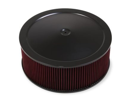 4500 Drop Base Air Cleaner Black w 6  Red Washable Gauze Filter 120-4660 Sale