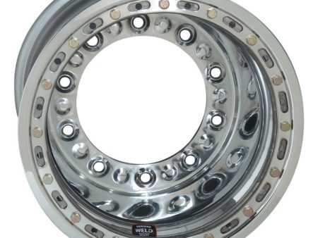 Weld Wide 5 HS Direct Mount 15x14   5x10.25 BP   5in. BS Polished Assembly - Outer Beadlock Sale