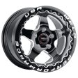 Weld S904 15x10 Ventura Beadlock 5x114.3 ET51 BS7.50 Gloss BLK MIL DIA 78.1 Hot on Sale