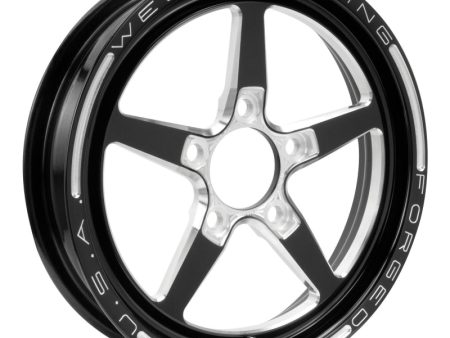 Weld Alumastar 1-Piece 15x3.5   5x4.75 BP   1.75in. BS Black Wheel - Non-Beadlock Supply