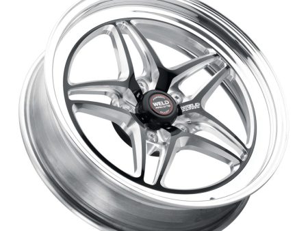 Weld S81 15x10   5x4.5 BP   7.5in. BS Black Wheel 3.18 ID (Med Pad) For Sale