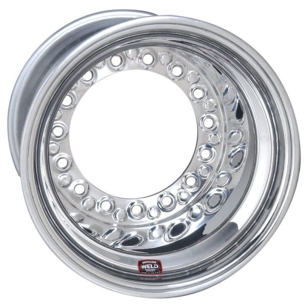 Weld Wide 5 HS Direct Mount 15x13   5x10.25 BP   3in. BS Polished Assembly - Mod Beadlock For Sale