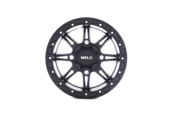 Weld UTV RF Series Cheyenne U511 15x8 Cheyenne Beadlock 4x136 4BS Satin BLK MIL Cheap