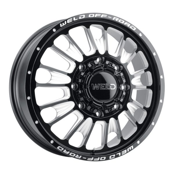 Weld Off-Road W121 20X8.25 Scorch Front 8X200 ET108 BS8.90 Gloss Black MIL 142.2 Discount