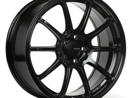 Enkei TRIUMPH 17x9 5x114.3 40mm Offset 72.6mm Bore Gloss Black Wheel Supply