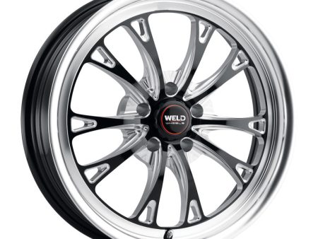 Weld Belmont Drag 18x5   5x120 BP   ET-23 BS2.1 Gloss Black MIL DIA 78.1 For Cheap