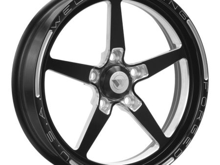 Weld Alumastar 1-Piece 17x4.5   5x4.75 BP   2.25in. BS Black Wheel - Non-Beadlock Sale