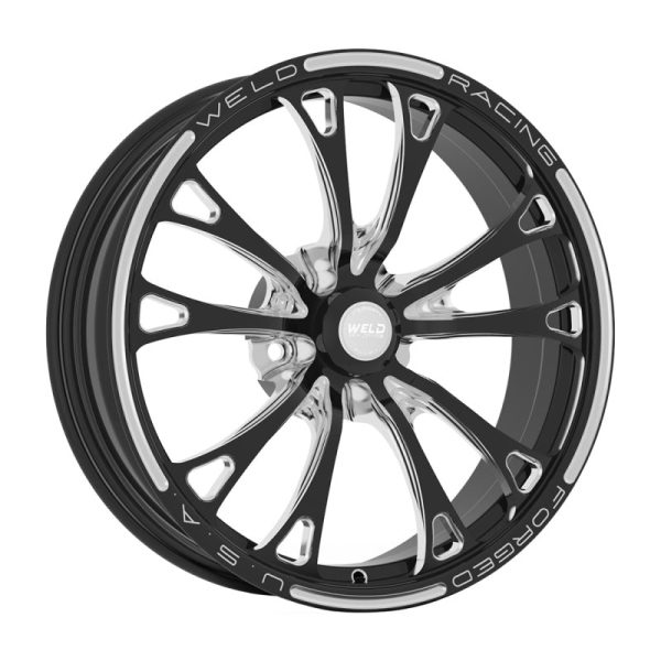 Weld V-Series 1-Piece 18x6   5x120mm BP   3.2in BS Black Wheel - Non-Beadlock on Sale