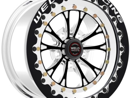 Weld Vitesse 15x8   5x4.75 BP   3.5in. BS Black Wheel - Black Single Beadlock MT Discount