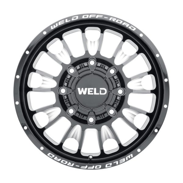 Weld Off-Road W121 20X8.25 Scorch Front 8X200 ET108 BS8.90 Gloss Black MIL 142.2 Discount