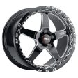 Weld S904 18x10 Ventura Beadlock 5x120 ET45 BS7.25 Gloss BLK MIL DIA 78.1 Sale