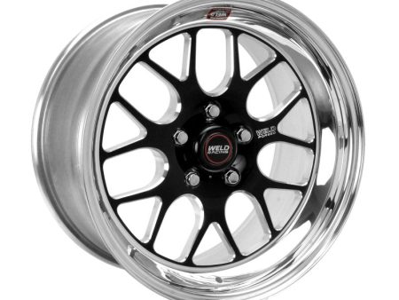 Weld S77 17x10.5   5x4.75 BP   7.8in. BS Black Wheel (Medium Pad) - Non-Beadlock Online Sale