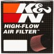 K&N Universal Chrome Filter 3.25 inch FLG   5.75 inch Bottom   3.5 inch Top   6  5 8 inch Height For Sale