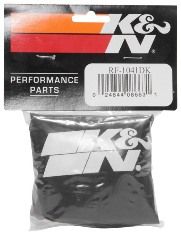 K&N Black Drycharger Round Tapered Custom Air Filter Wrap Sale