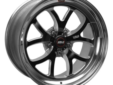 Weld S76 18x9   5x120mm BP   6.1in. BS Black Wheel (High Pad) - Non-Beadlock Fashion