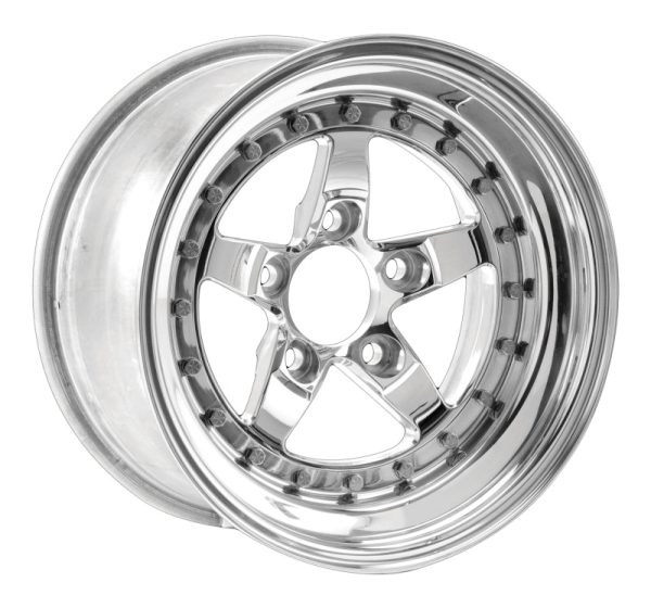 Weld Weldstar 15x8   5x4.75 BP   3.5in. BS Polished Wheel - Non-Beadlock For Sale