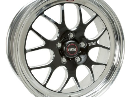 Weld S77 18x10.5   5x4.75 BP   8.2in. BS Black Wheel (Medium Pad) - Non-Beadlock Cheap