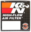 K&N Universal Rubber Filter Centered Flange 3in OD   3.5in H   1.5in Flange ID Fashion