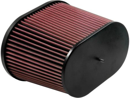 K&N Universal Air Filter - Oval Straight - 3.688in Flange ID x 10.25in Base O S Length x 7.875in H Sale