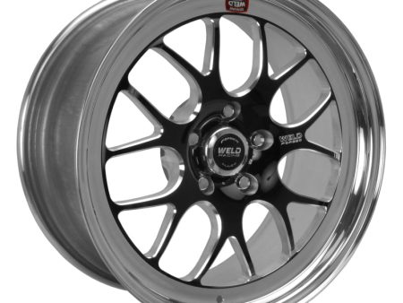 Weld S77 18x8   5x120mm BP   5.1in. BS Black Wheel (High Pad) - Non-Beadlock Fashion