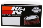 K&N 4in ID   5.25in OD   2in H Custom Assembly Filter designed to fit Harley-Davidson Motorcycles Supply