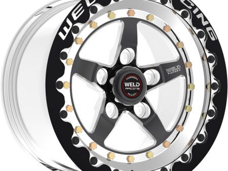 Weld Weldstar 15x10   5x4.75 BP   7.5in. BS Black Wheel - Black Single Beadlock MT Online Sale