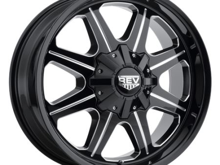 REV Wheels Off Road 823 Series - 20x9 - 4.53 BS - 8x6.5 Hot on Sale